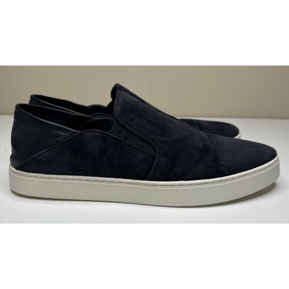 Vince Garvey Platform Convertible Sneakers Blue Suede Point Toe Women's 11M - Picture 1 of 9